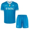 Camisola + Calções SSC Napoli Criança Equipamento 1ª 2025-26